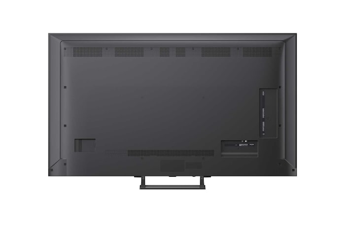 Een alpha 8 AI-processor 4K Gen2 van de LG QNED evo AI QNED90 Mini LED straalt op een printplaat en benadrukt de AI-verwerkingsprestaties met CPU met 40% snellere verwerking, met GPU met 10% krachtigere grafische prestaties en 20% meer geheugen voor betere doorvoer.